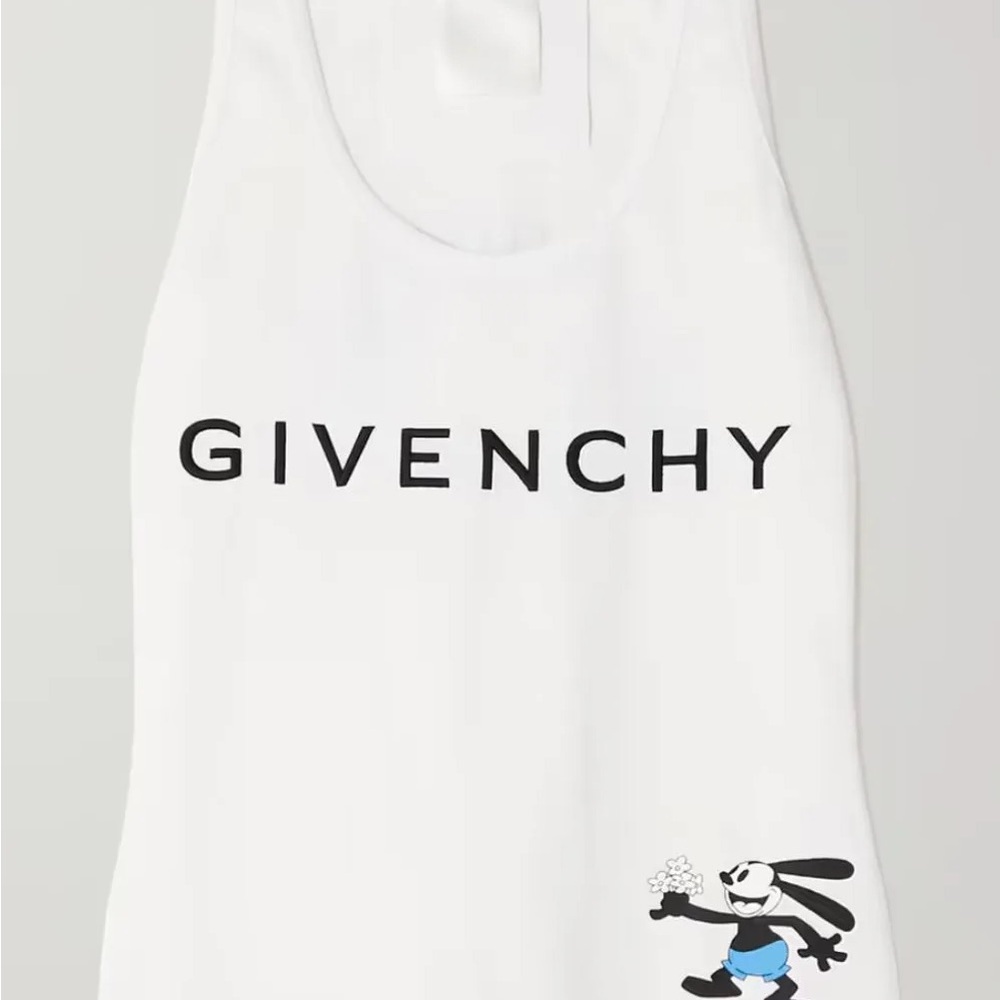 Givenchy X Disney Oswald Flowers Tank Top